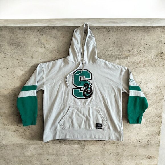 WIZARDING WORLD OF HARRY POTTER Slytherin Hoodie Sweatshirt Size Large - Picture 1 of 7